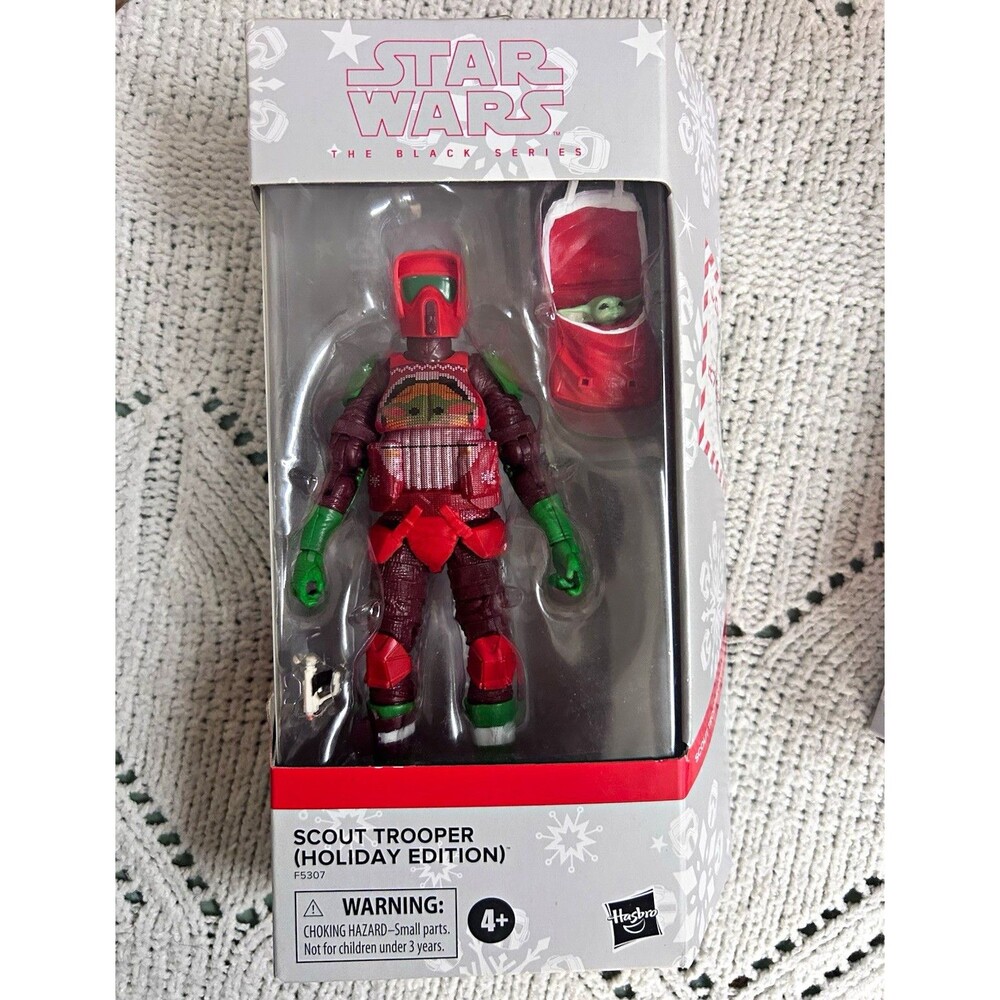 Hasbro Star Wars The Black Series Scout Trooper Holiday Edition Figure
